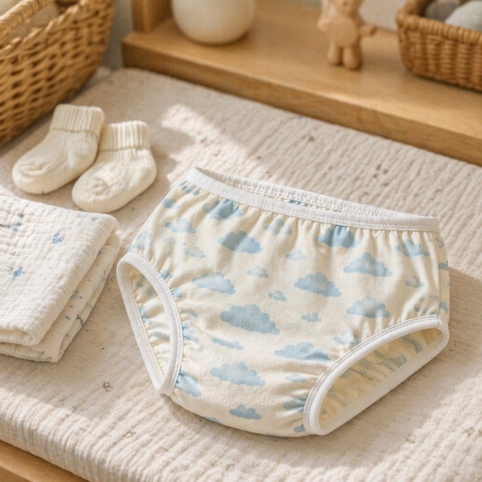 Mimi Kids Brief (6-12Y) | Drifting Clouds | Monsoon Magic | Bamboo-Cotton, Tagless, Antibacterial | 6-12Y