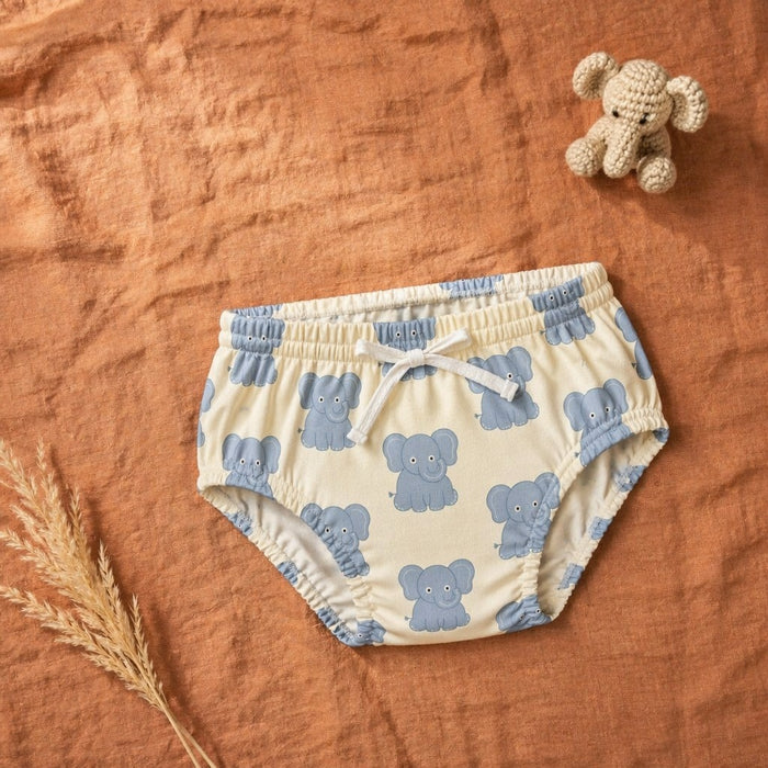 Mimi Kids Brief (6-12Y) | Elephant Parade | Safari Tales | Bamboo-Cotton, Tagless, Antibacterial | 6-12Y