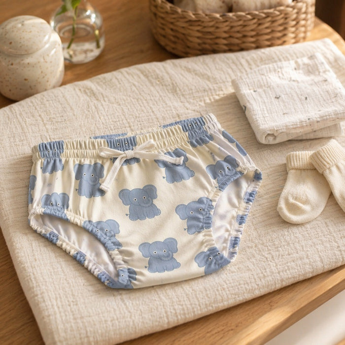 Mimi Kids Brief (6-12Y) | Elephant Parade | Safari Tales | Bamboo-Cotton, Tagless, Antibacterial | 6-12Y