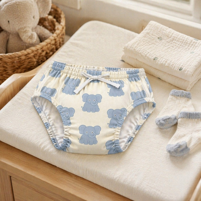 Mimi Kids Brief (6-12Y) | Elephant Parade | Safari Tales | Bamboo-Cotton, Tagless, Antibacterial | 6-12Y
