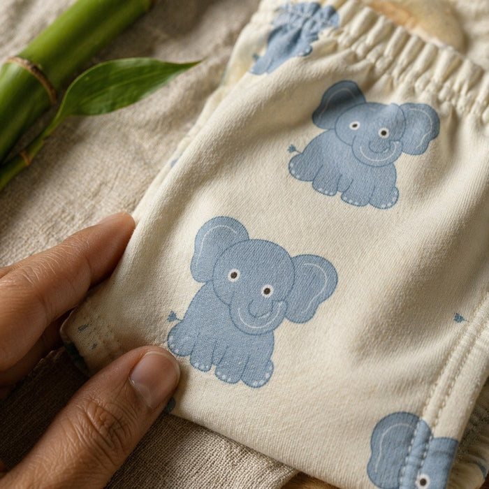 Mimi Kids Brief (6-12Y) | Elephant Parade | Safari Tales | Bamboo-Cotton, Tagless, Antibacterial | 6-12Y