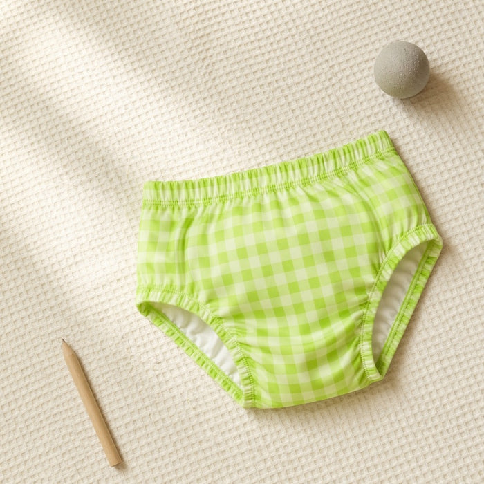 Mimi Kids Brief (6-12Y) | Gingham | Geo Play | Bamboo-Cotton, Tagless, Antibacterial | 6-12Y