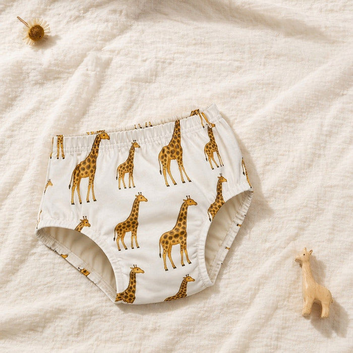 Mimi Kids Brief (6-12Y) | Giraffe Royale | Safari Tales | Bamboo-Cotton, Tagless, Antibacterial | 6-12Y