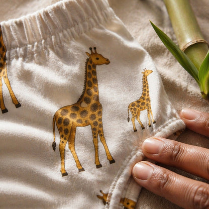 Mimi Kids Brief (6-12Y) | Giraffe Royale | Safari Tales | Bamboo-Cotton, Tagless, Antibacterial | 6-12Y