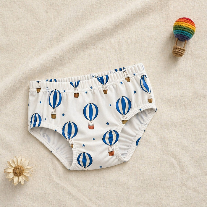 Mimi Kids Brief (6-12Y) | Hot Air Balloon | Little Voyager | Bamboo-Cotton, Tagless, Antibacterial | 6-12Y