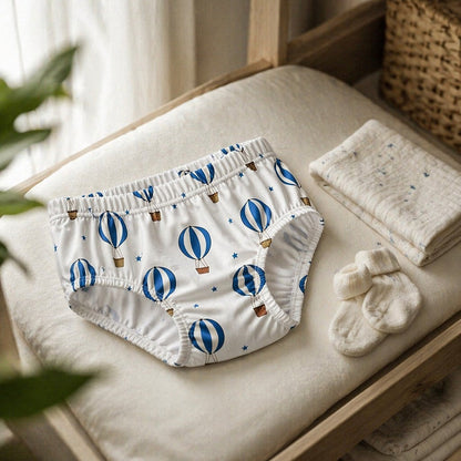 Mimi Kids Brief (6-12Y) | Hot Air Balloon | Little Voyager | Bamboo-Cotton, Tagless, Antibacterial | 6-12Y