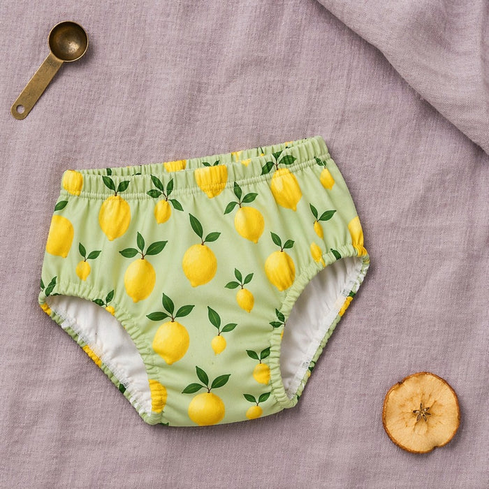 Mimi Kids Brief (6-12Y) | Lemon Branch | Orchard | Bamboo-Cotton, Tagless, Antibacterial | 6-12Y