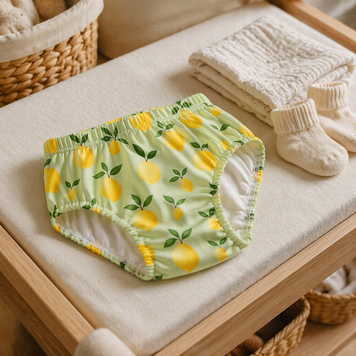 Mimi Kids Brief (6-12Y) | Lemon Branch | Orchard | Bamboo-Cotton, Tagless, Antibacterial | 6-12Y