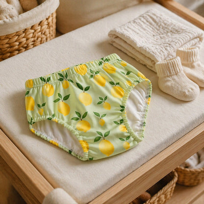 Mimi Kids Brief (6-12Y) | Lemon Branch | Orchard | Bamboo-Cotton, Tagless, Antibacterial | 6-12Y