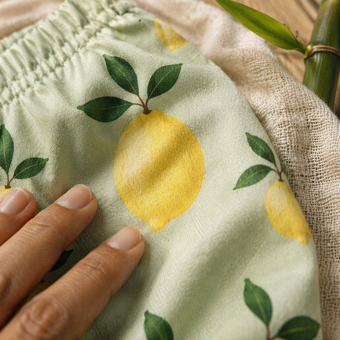 Mimi Kids Brief (6-12Y) | Lemon Branch | Orchard | Bamboo-Cotton, Tagless, Antibacterial | 6-12Y