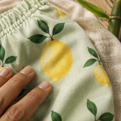 Mimi Kids Brief (6-12Y) | Lemon Branch | Orchard | Bamboo-Cotton, Tagless, Antibacterial | 6-12Y