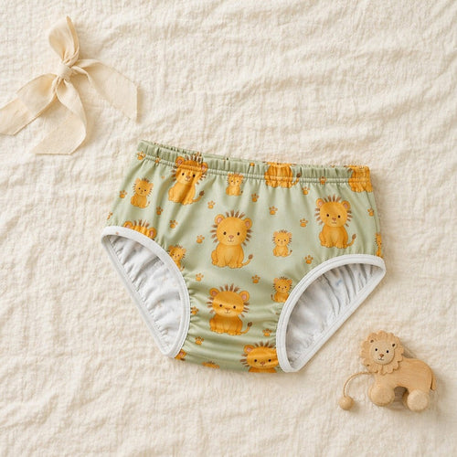 Mimi Kids Brief (6-12Y) | Lion Cub | Safari Tales | Bamboo-Cotton, Tagless, Antibacterial | 6-12Y