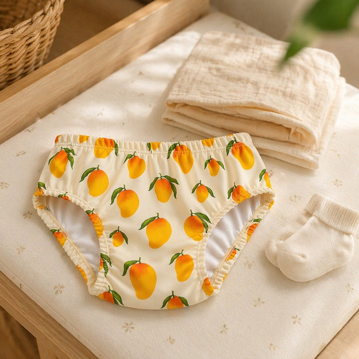 Mimi Kids Brief (6-12Y) | Mango Grove | Orchard | Bamboo-Cotton, Tagless, Antibacterial | 6-12Y