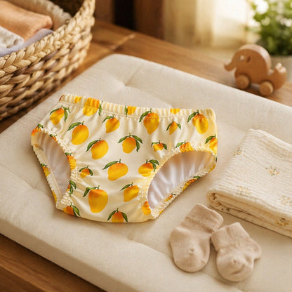 Mimi Kids Brief (6-12Y) | Mango Grove | Orchard | Bamboo-Cotton, Tagless, Antibacterial | 6-12Y