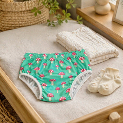 Mimi Kids Brief (6-12Y) | Mushroom Magic | Blossom | Bamboo-Cotton, Tagless, Antibacterial | 6-12Y