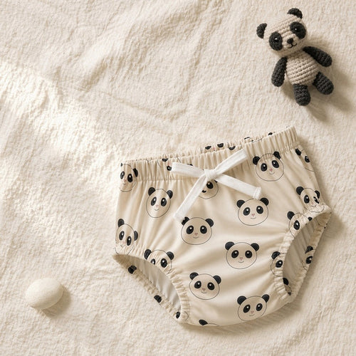 Mimi Kids Brief (6-12Y) | Panda Face | Safari Tales | Bamboo-Cotton, Tagless, Antibacterial | 6-12Y