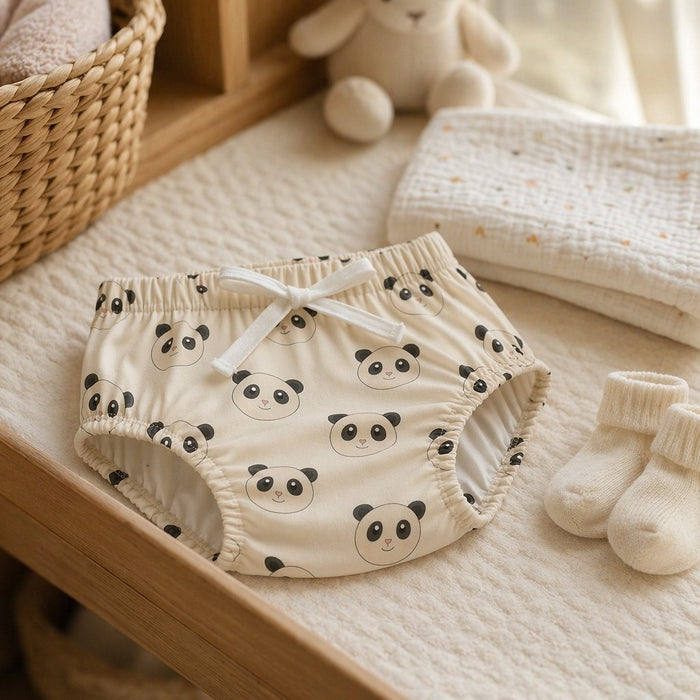 Mimi Kids Brief (6-12Y) | Panda Face | Safari Tales | Bamboo-Cotton, Tagless, Antibacterial | 6-12Y