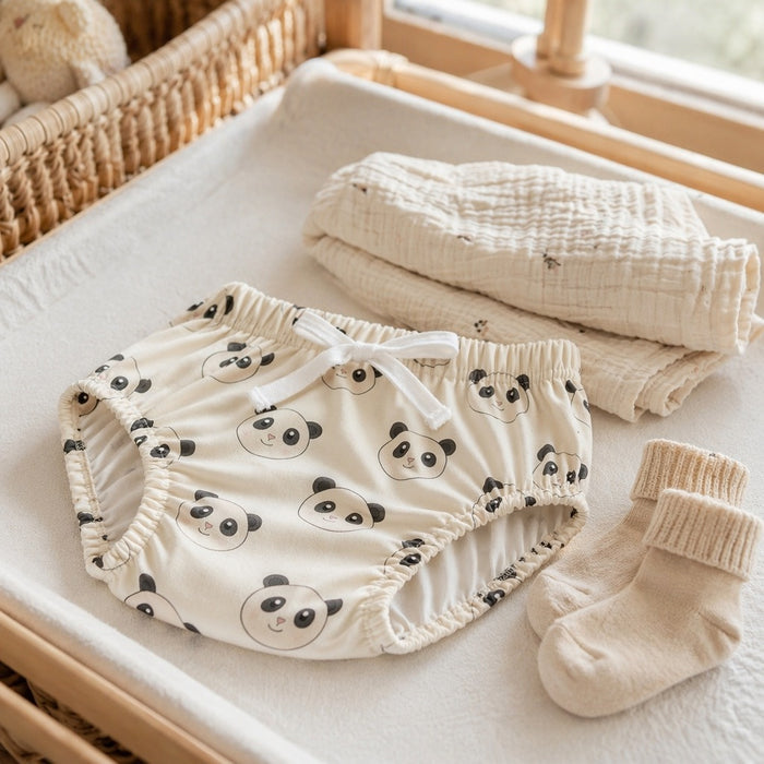 Mimi Kids Brief (6-12Y) | Panda Face | Safari Tales | Bamboo-Cotton, Tagless, Antibacterial | 6-12Y