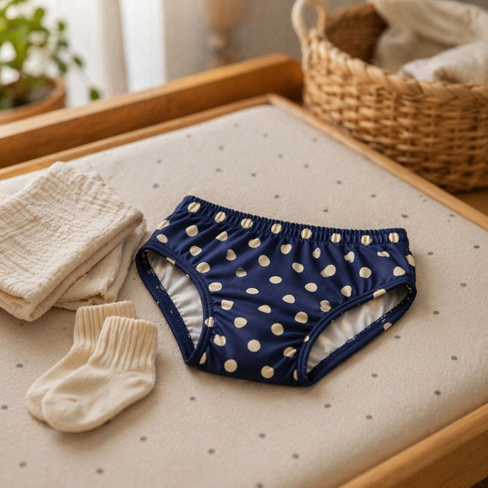 Mimi Kids Brief (6-12Y) | Polka Dots | Geo Play | Bamboo-Cotton, Tagless, Antibacterial | 6-12Y