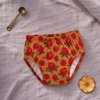 Mimi Kids Brief (6-12Y) | Pomegranate Crown | Orchard | Bamboo-Cotton, Tagless, Antibacterial | 6-12Y