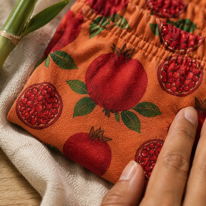 Mimi Kids Brief (6-12Y) | Pomegranate Crown | Orchard | Bamboo-Cotton, Tagless, Antibacterial | 6-12Y