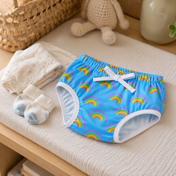 Mimi Kids Brief (6-12Y) | Rainbow Arc | Monsoon Magic | Bamboo-Cotton, Tagless, Antibacterial | 6-12Y