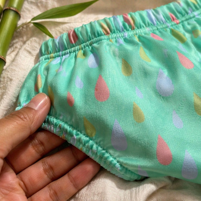 Mimi Kids Brief (6-12Y) | Raindrop Scatter | Monsoon Magic | Bamboo-Cotton, Tagless, Antibacterial | 6-12Y