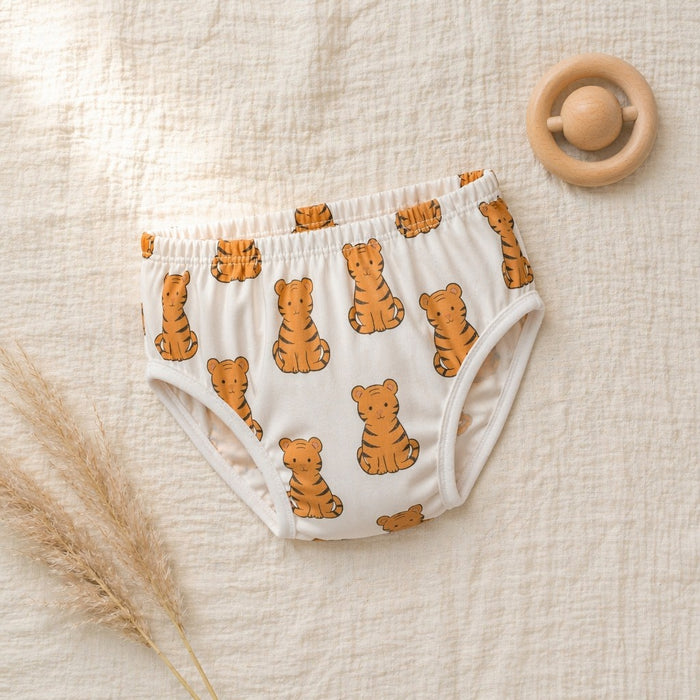 Mimi Kids Brief (6-12Y) | Tiger Cub | Safari Tales | Bamboo-Cotton, Tagless, Antibacterial | 6-12Y