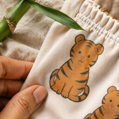 Mimi Kids Brief (6-12Y) | Tiger Cub | Safari Tales | Bamboo-Cotton, Tagless, Antibacterial | 6-12Y