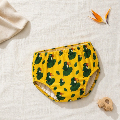 Mimi Kids Brief (6-12Y) | Toucan & Leaf | Tropicale | Bamboo-Cotton, Tagless, Antibacterial | 6-12Y