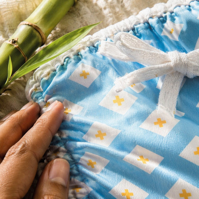 Mimi Langot | Argyle | Geo Play | Bamboo-Cotton DryFeel, Cloth Nappy | 0-6M