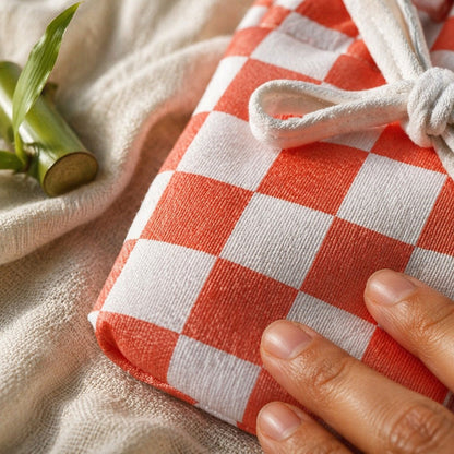 Mimi Langot | Checkerboard | Geo Play | Bamboo-Cotton DryFeel, Cloth Nappy | 0-6M