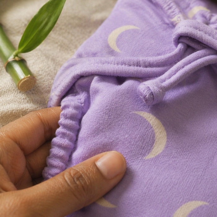 Mimi Langot | Crescent Moon Scatter | Monsoon Magic | Bamboo-Cotton DryFeel, Cloth Nappy | 0-6M