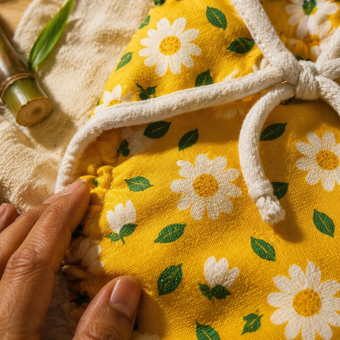 Mimi Langot | Daisy Chain | Blossom | Bamboo-Cotton DryFeel, Cloth Nappy | 0-6M