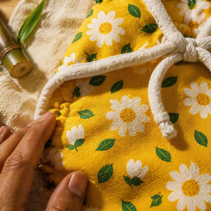 Mimi Langot | Daisy Chain | Blossom | Bamboo-Cotton DryFeel, Cloth Nappy | 0-6M