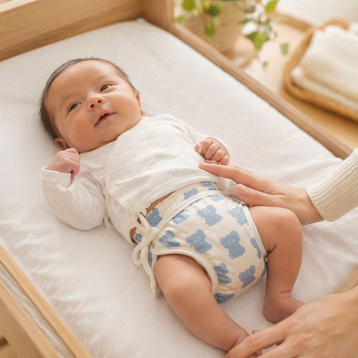 Mimi Langot | Elephant Parade | Safari Tales | Bamboo-Cotton DryFeel, Cloth Nappy | 0-6M