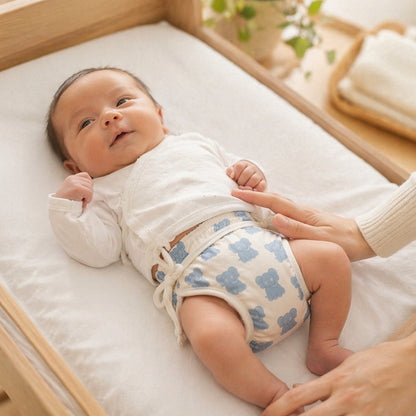 Mimi Langot | Elephant Parade | Safari Tales | Bamboo-Cotton DryFeel, Cloth Nappy | 0-6M