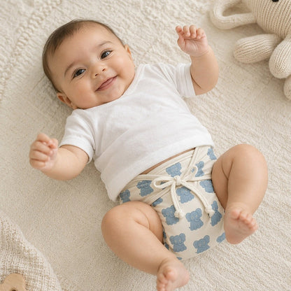 Mimi Langot | Elephant Parade | Safari Tales | Bamboo-Cotton DryFeel, Cloth Nappy | 0-6M