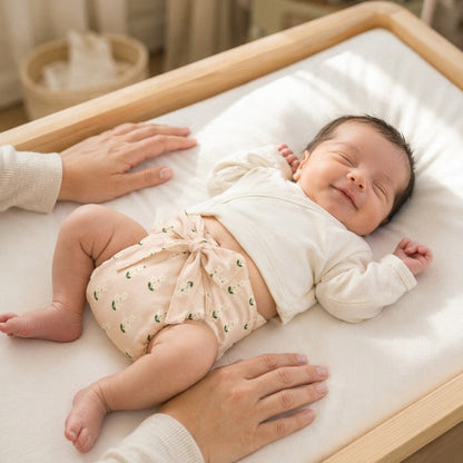 Mimi Langot | Jasmine Bunch | Tropicale | Bamboo-Cotton DryFeel, Cloth Nappy | 0-6M