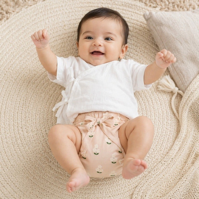 Mimi Langot | Jasmine Bunch | Tropicale | Bamboo-Cotton DryFeel, Cloth Nappy | 0-6M