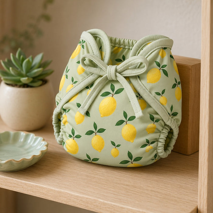 Mimi Langot | Lemon Branch | Orchard | Bamboo-Cotton DryFeel, Cloth Nappy | 0-6M