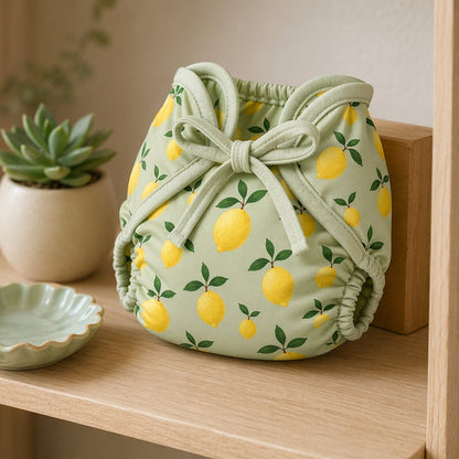 Mimi Langot | Lemon Branch | Orchard | Bamboo-Cotton DryFeel, Cloth Nappy | 0-6M