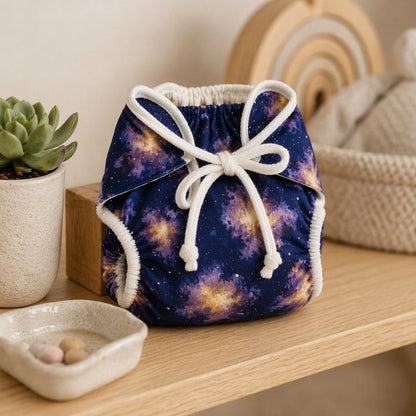 Mimi Langot | Nebula | Stardust | Bamboo-Cotton DryFeel, Cloth Nappy | 0-6M