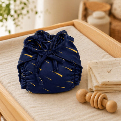Mimi Langot | Shooting Stars | Stardust | Bamboo-Cotton DryFeel, Cloth Nappy | 0-6M