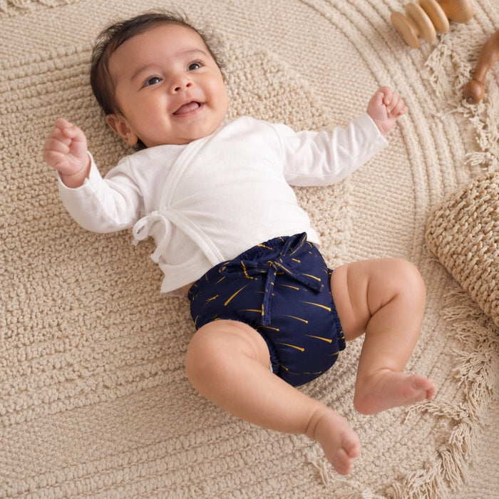 Mimi Langot | Shooting Stars | Stardust | Bamboo-Cotton DryFeel, Cloth Nappy | 0-6M