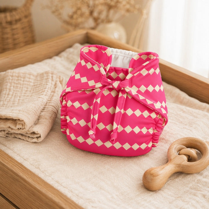 Mimi Langot | Zigzag | Geo Play | Bamboo-Cotton DryFeel, Cloth Nappy | 0-6M