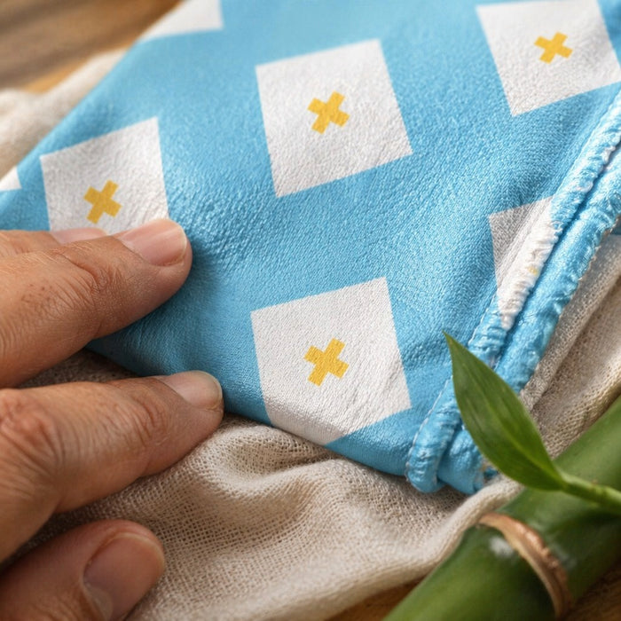 Mimi Muslin Wipes | Argyle | Geo Play | 100% Muslin Cotton, Reusable | Pack of 6