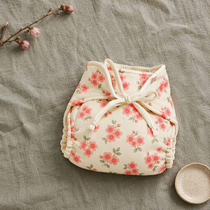 Mimi Muslin Wipes | Cherry Blossom | Blossom | 100% Muslin Cotton, Reusable | Pack of 6