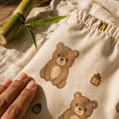 Mimi Potty Training Pants | Bear Cub | Safari Tales | Bamboo-Cotton, Pull-Up, Semi-Waterproof | 9M-4Y