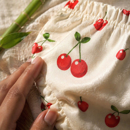 Mimi Potty Training Pants | Cherry Pair | Orchard | Bamboo-Cotton, Pull-Up, Semi-Waterproof | 9M-4Y